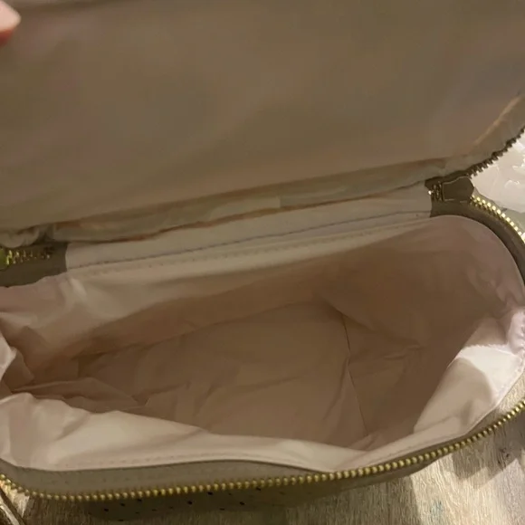 NWOT Kate Spade Cream and Black Polka Dot Lunch insulated Bag - Picture 5 of 6